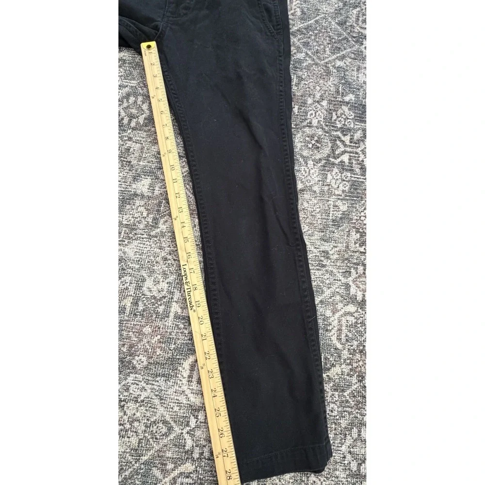 DENIM & SUPPLY Ralph Lauren Vintage Chino Pants Mens Black 30x30 Khaki Casual